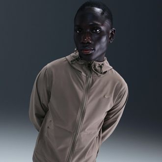 Nike Mens Unlimited Repel Hooded Versatile Jacket in Grey | FB7551-289