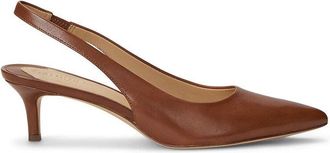 Ralph Lauren Lolah leren slingback pumps