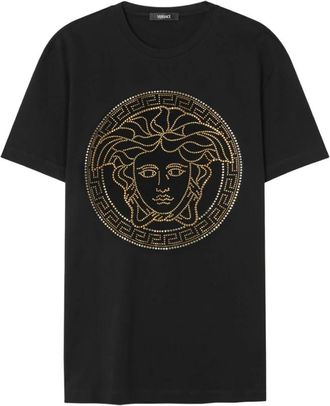 Versace Hombre, Camisetas, Negro, Talla: M