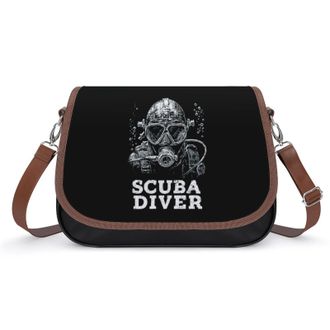 Generic Scuba Diver Fashion Womens Crossbody Bags Novelty Handbag Shoulder Bag Purse