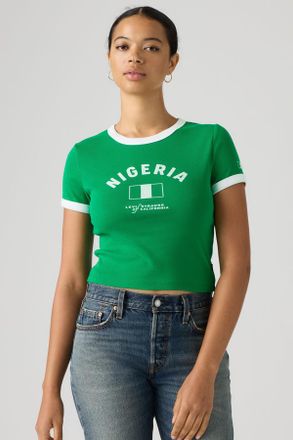 Levi's T-shirt Ringer Levis Nigeria - Donna - XL - Multicolore / X Nigeria