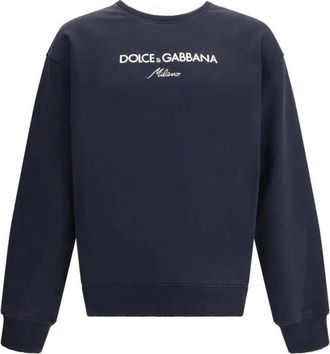 Dolce & Gabbana Hombre, Sudaderas, Azul, Talla: XL