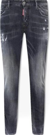 Dsquared2 Slim-fit Jeans - Heren - Slim Fit Jeans - Zwart - 2XL - Katoen - Jeans