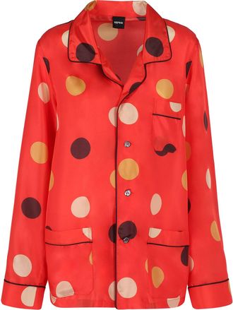 Aspesi Printed Silk Shirt