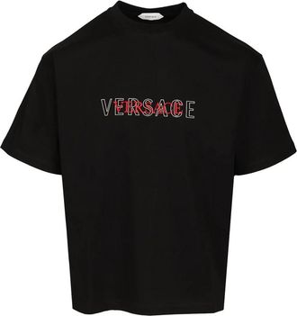 Versace T-shirts - Heren - T-shirts - Zwart - XL - Katoen - Tops