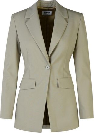 Moschino Grey Wool Blend Blazer