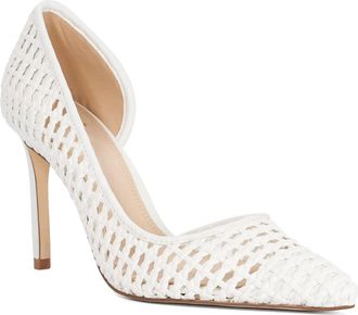 Dune London Ladies CHICAGOS High Heel Courts Size UK 8 Heeled Shoes White