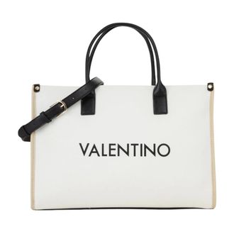 Mario Valentino Handbags, female, White, Size: ONE SIZE Cabas Acantha