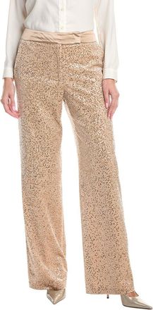 PESERICO Velvet Sequin Silk-Blend Pant