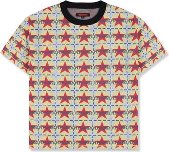 Pleasures Tabs Cotton Jacquard T-Shirt in Black Multi at Nordstrom, Size Xx-Large