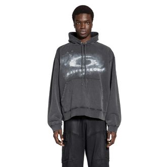 Balenciaga Washed Crayon Loop Oversized Hoodie