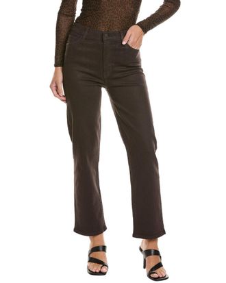 Frame Denim Truffle Coated Le Sleek Straight Coated Jean