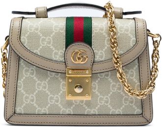 Gucci Pre-owned Gucci Small GG Supreme Web Ophidia Top Handle Bag Ladies 7KJTXQT57B7S287W