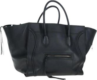 Celine Pre-owned Vintage Tote Bag - Dames - Vintage Shopper - Zwart - ONE Size - Leer - Vintage