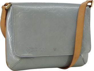 Louis Vuitton Thompson Street Handbag Monogram Vernis Purple Patent_Leather Bag (Pre-Owned)