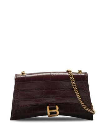 Balenciaga Borsa a spalla XS Crush - Rosso