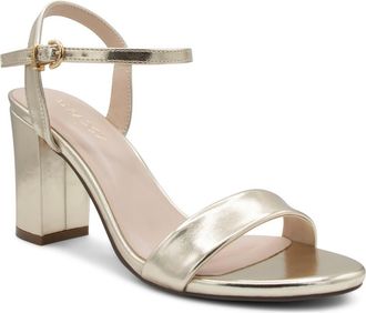 Paradox London Harmonia Ankle Strap Sandal in Champagne at Nordstrom, Size 6.5