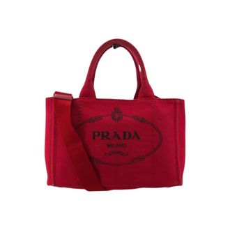 Prada Prada stoffen draagtas Canapa