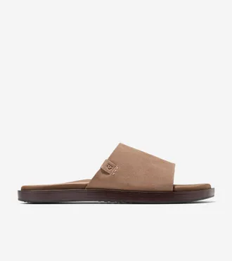 Cole Haan Mens Grand Neoclassic Single Strap Sandals - Brown Size 10
