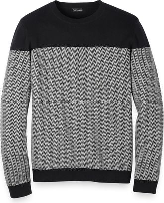 Paul Fredrick Cotton Crewneck Sweater