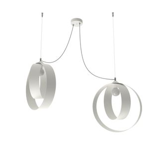 Lumicom Shell L&aacute;mpara De Techo 3 Luces Bicolor Mate