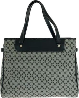 Celine Pre-owned Handbags, female, Gray, Size: ONE SIZE Pre-owned Canvas celine-bags