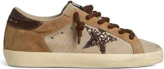 Golden Goose Super-Star Low Top Sneaker in Beige/Brown at Nordstrom, Size 11Us