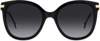 Carolina Herrera HER 0134/S 807/9O Womens Sunglasses Black Size 55