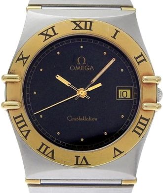 Omega Pre-owned Watches, male, Black, Size: ONE SIZE Pre-owned Constellation Stainless Steel Watch