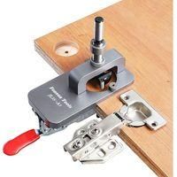 OEM Plantilla Para Bisagras De 35 Mm, Con Las Siguientes Caracter&iacute;sticas: Plantilla, Madera, Armario, 35 Mm, Puerta - Crezuo