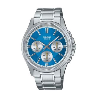Casio Accessoires, Heren, Grijs, ONE Size, Mtp-1375Pd-2A2Vef Multifunctie Horloge