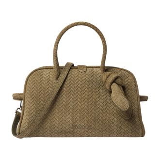 Jacquemus Turismo Bag - Dames - Handtassen - Groen - ONE Size - Su&egrave;de - Tassen