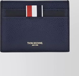Thom Browne pebble-grain leather cardholder