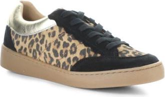 Bos. & Co. Missy Low Top Sneaker in Black/Leopard Print at Nordstrom, Size 10-10.5Us
