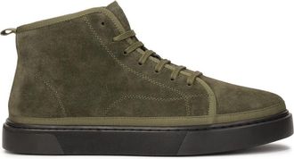 Kazar Hoge sneakers voor heren - Heren - Sneakers - Groen - 41 EU - Su&egrave;de - Schoenen