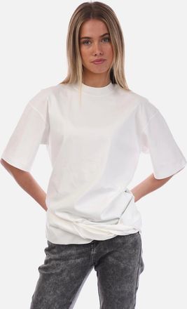 Off-white Womens Small Arrow Twist T-Shirt - White - Size: 10