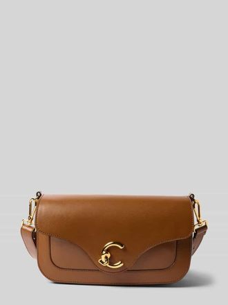 Coccinelle Crossbody Bag mit Label-Detail in Cognac, Gr&ouml;&szlig;e 1
