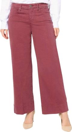 NYDJ Teresa Wide Leg Ankle Hem Jeans In Tavern