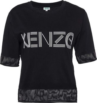 Kenzo logo-print T-shirt - Black