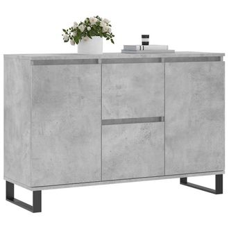 Berkfield Home Sideboard Concrete Grey 104x35x70 cm Engineered Wood | Size: 104 x 35 x 70 cm