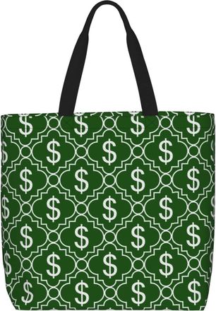 Generic Women Handbag Dollar Signs Pattern Women Tote Bag Waterproof Lightweight Crossbody Bags, For Wedding, Work, Graduation, Birthday, Swim