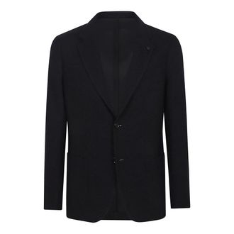 Lardini Jassen, Heren, Blauw, XL, Wol, Cnlkj 5E14 Cnj 65043 Jacket