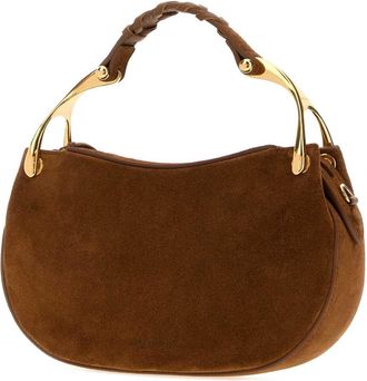 Alexander McQueen Darkbrowngold Borse A Mano Bag