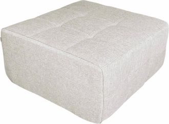 Oviala Puf de tela crudo