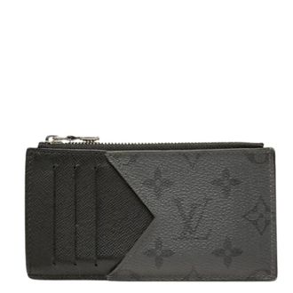Louis Vuitton Pre-owned Card Case - Heren - Pre-owned - Zwart - Maat: ONE Size Leer