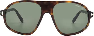 Tom Ford Aviator Full Rim Sunglasses - Brown
