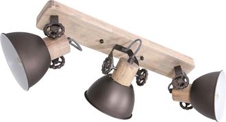 Steinhauer Mexlite - Foco - Gearwood - Antracita - Metal Madera De Caucho