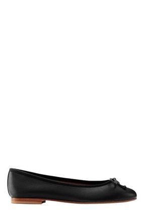 Margaux Eyewear The Demi Flat in Black Nappa at Nordstrom, Size 35.5