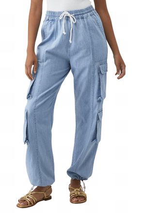 Beach Riot Cassius Pant In Denim Daze