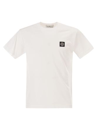 Stone Island Slim-Fit-T-Shirt von Stone Island mit Kompass-Aufn&auml;her